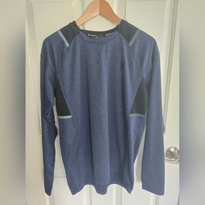 Spyder Blue and Black Long Sleeve Shirt